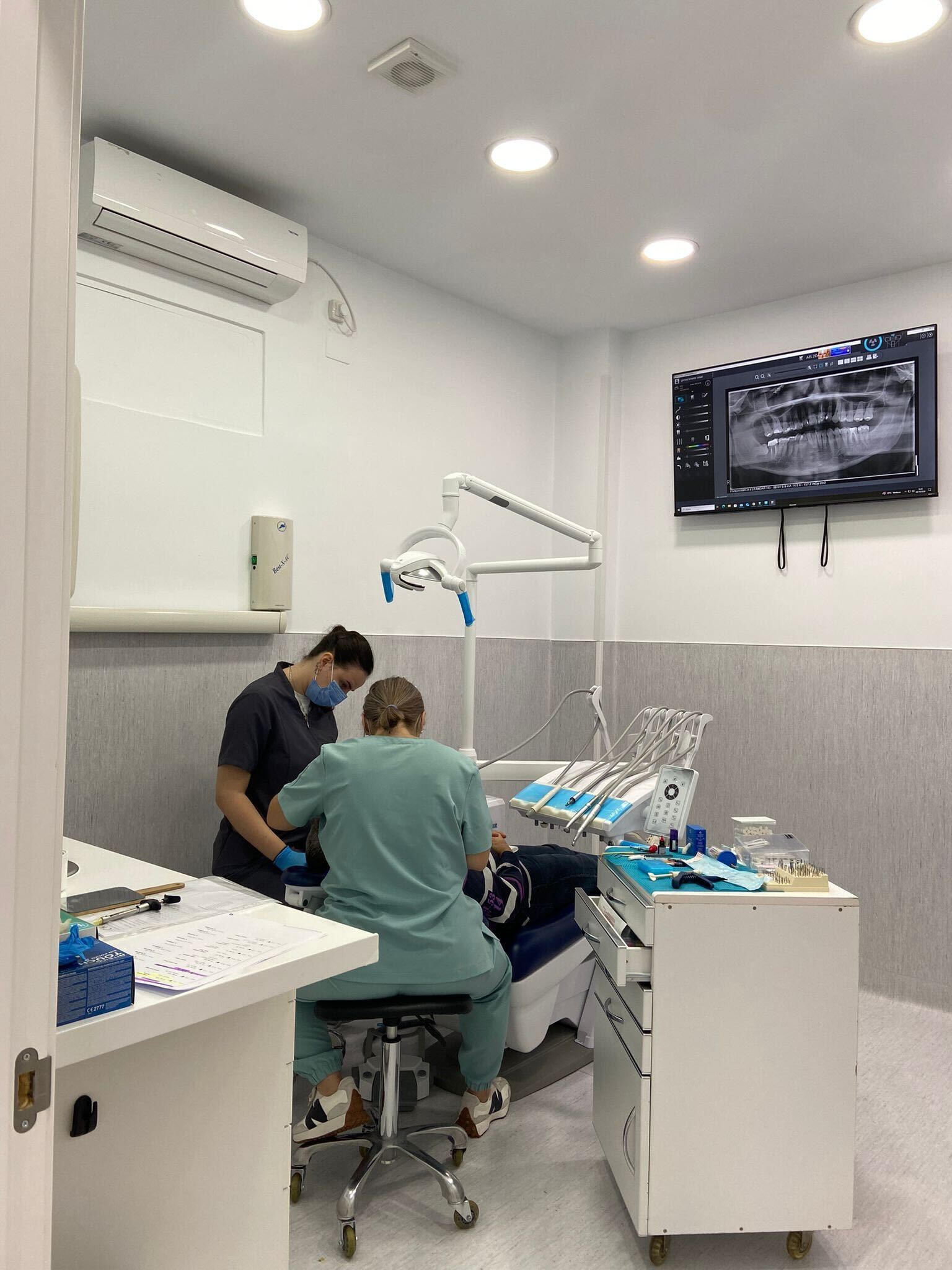 radiografía dental para revisión general